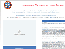 Tablet Screenshot of cmja.org